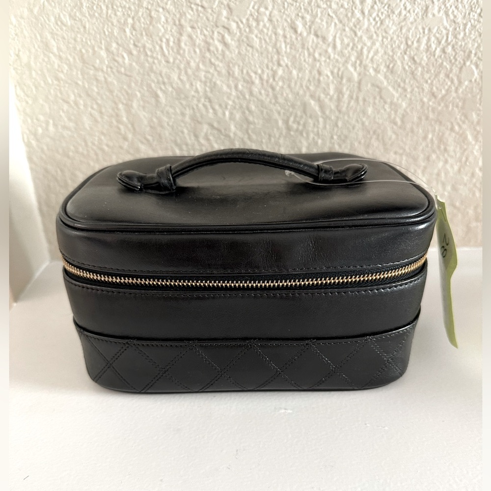 Authentic vintage Chanel makeup bag